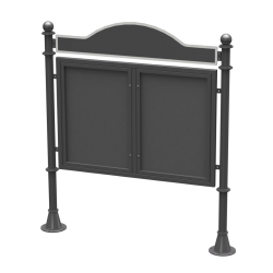 Heritage Double Information Stand
